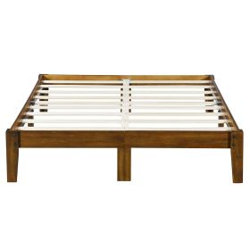 King size Solid Wood Platform Bed Frame