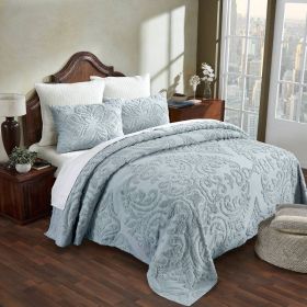 100-Percent Cotton Chenille Coverlet Bedspread Set
