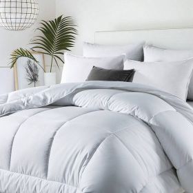White All Seasons Soft Polyester Down Alternative Comforter