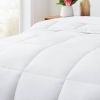 White Cozy All Seasons Plush Polyester Down Alternative Comforter
