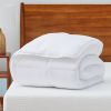 White Cozy All Seasons Plush Polyester Down Alternative Comforter