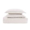 Farmhouse Microfiber Diamond Quilted Bedspread Set with Frayed Edges