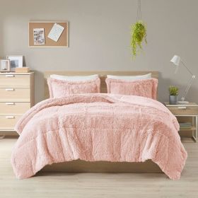 Soft Sherpa Faux Fur Comforter Set with Shams