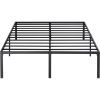 18-inch Metal Platform Bed Frame with Under-Bed Storage Space