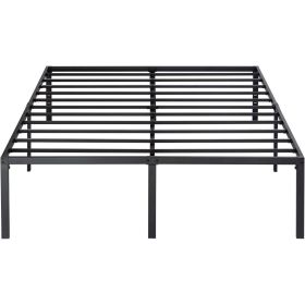18-inch Metal Platform Bed Frame with Under-Bed Storage Space