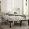18-inch Metal Platform Bed Frame with Under-Bed Storage Space