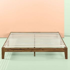 Simple Modern Solid Wood Platform Bed Frame - 700 lb. Weight Capacity