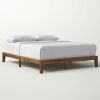 Simple Modern Solid Wood Platform Bed Frame - 700 lb. Weight Capacity