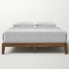 Simple Modern Solid Wood Platform Bed Frame - 700 lb. Weight Capacity