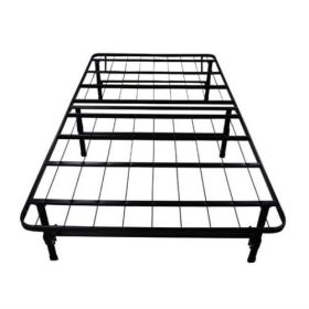 Black Metal Platform Bed Frame