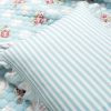 Vintage Ruffled Edge Light Quilt Set