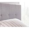 Stone Gray Upholstered Tufted Platform Bed Frame with Headboard