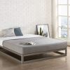 Modern Heavy Duty Low Profile Metal Platform Bed Frame