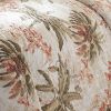Cotton Coastal Palm Tree Floral Reversible Quilt Set