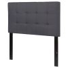 Modern Fabric Upholstered Panel Headboard