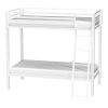 Twin over Twin Modern Metal Bunk Bed with Ladder