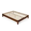Twin size Solid Wood Platform Bed Frame Finish