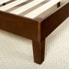 Twin size Solid Wood Platform Bed Frame Finish