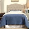 Fabric Upholstered Button Tufted Headboard