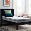 Plush 8-inch Memory Foam Innerspring Hybrid Mattress