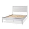 Contemporary Solid Pine Platform Bed in Queen Size