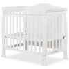 Solid Pine Wood 3-in-1 Convertible Baby Crib Daybed Toddler Bed