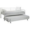 Twin size Roll Out Trundle Bed Frame Metal