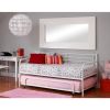 Twin size Roll Out Trundle Bed Frame Metal