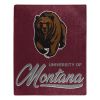 Montana Licensed Officially NCAA "Signature" Raschel Throw Blanket