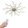 36In Ceiling Fan with Lights Remote Control Dimmable LED,6 Gear Wind Speed Fan Light