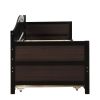 Twin Wooden Daybed with Trundle Bed, Sofa Bed for Bedroom or Living Room