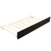 Twin Wooden Daybed with Trundle Bed, Sofa Bed for Bedroom or Living Room