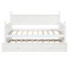 Twin Size Wood Daybed with Twin Size Trundle