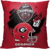 Northwest Licensed Officially NCAA Georgia Bulldogs 2022 National Football Champions Pillow, 18" x 18", Achieve
