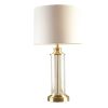 Clarity Glass Cylinder Table Lamp (Pair)