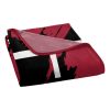Arkansas Licensed Officially NCAA "Dimensional" Micro Raschel Throw Blanket; 46" x 60"