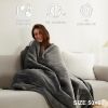 Heated Blanket Electric Blanket Throw with 5 Heating Levels & 4 Hours Auto Off; Electric Blanket Super Cozy Machine Washable; Sherpa Electric Throw