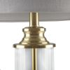 Clarity Glass Cylinder Table Lamp (Pair)