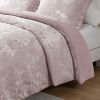 Mira Crushed Velvet Comforter Set with Sherpa Reverse – Twin/Twin XL