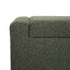 50" Ottoman Bench in Textured Fabric, Rectangular Design with Hinged Lid for Seating, Footrest, and Hidden Storage, Perfect for Living Room, Bedroom