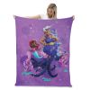 Disney Ariel Ariel And Ursula Silk Touch Throw Blanket 50X60 Inches