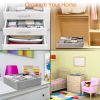 3 Pack Sock Organizer Box Foldable Damp Proof Storage Drawers Multi-cells Underwear Tie Container