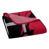 Georgia Licensed Officially NCAA "Dimensional" Micro Raschel Throw Blanket; 46" x 60"