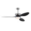 52'' ABS Blades Ceiling Fan with Lights and DC Remote, DC Motor Modern Ceiling Fan with 3 ABS Fan Blades & 2 Down Rods