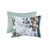Shabby Chic Floral Cotton Comforter Set with Pillows – Full/Queen
