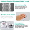 Crystal Diamond Rose Table Lamp Dimmable Remote Touch Control Night Light