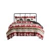 Rustic Tunbridge Sherpa Comforter Set with Faux Mink Reverse – King/Cal King