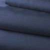 Lanester 4 Piece Queen Size Microfiber Deep Pocket Sheet Set The Urban Port, Blue