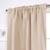 Solid Thermal Blackout Curtain Panels - Set of 2