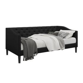Modern Fabric Upholstered Button-Tufted Daybed